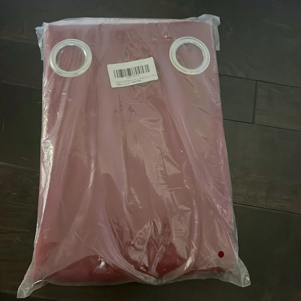 Blackout Cutains Burgundy 2 panels
